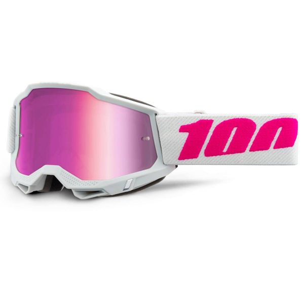 Gafas motocross 100% Accuri 2 Keetz Nio - Iridium Rosa