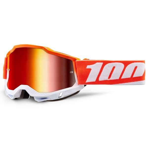 Gafas motocross 100% Accuri 2 Matigofun Ni�o - Iridium Rojo