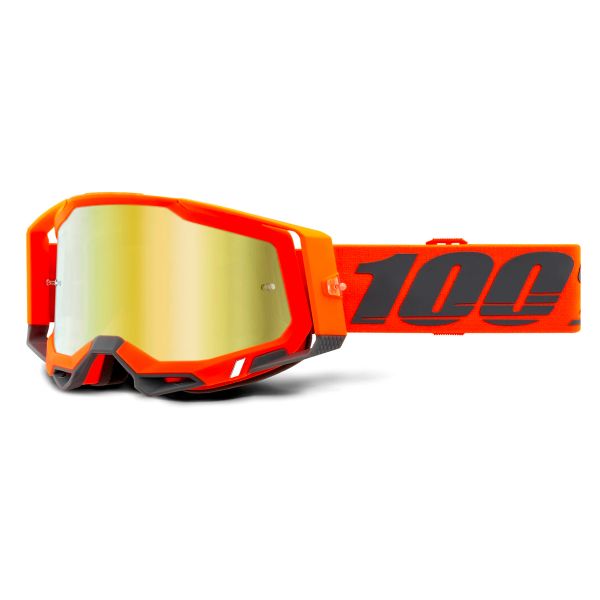 Gafas motocross 100% Racecraft 2 Kerv - Iridium Oro