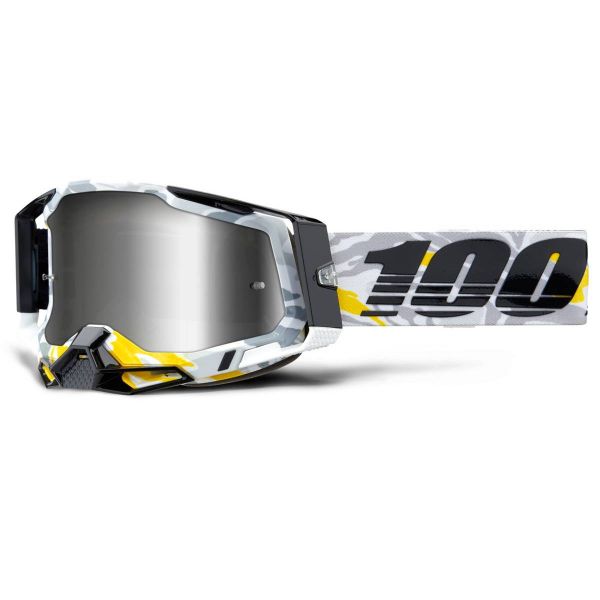 Gafas motocross 100% Racecraft 2 Korb - Iridium Plata