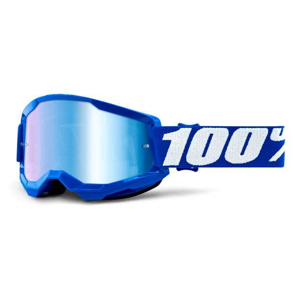 Gafas motocross 100% Strata 2 Blue - Iridium Azul