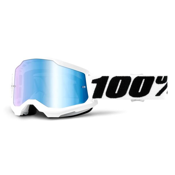 Gafas motocross 100% Strata 2 Everest - Iridium Azul