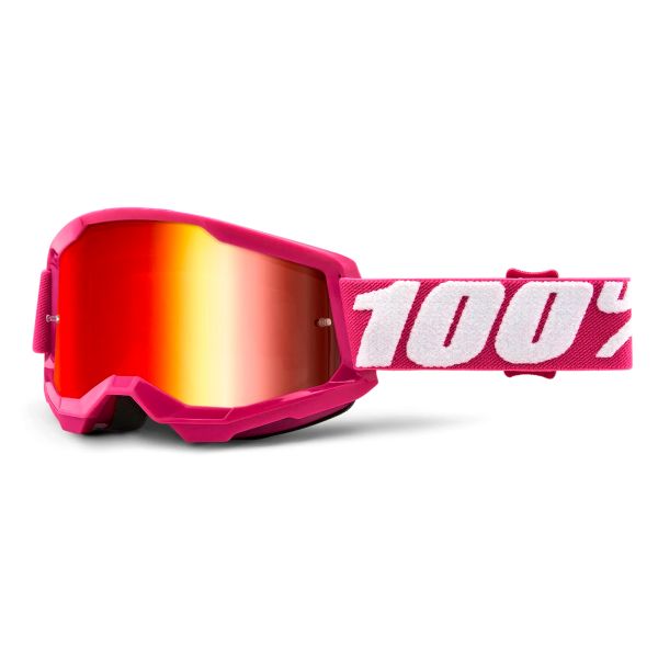 Gafas motocross 100% Strata 2 Fletcher - Iridium Rojo