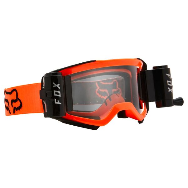 Gafas motocross FOX Airspace Stray Roll Off Fluo Orange