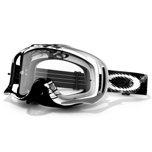 Gafas motocross Oakley Crowbar MX Red Storm Black - White