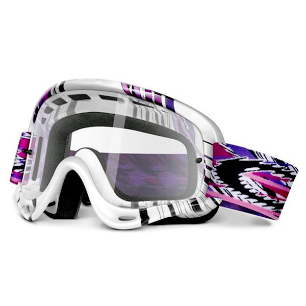 Gafas motocross Oakley O Frame MX White Violeta Rocker