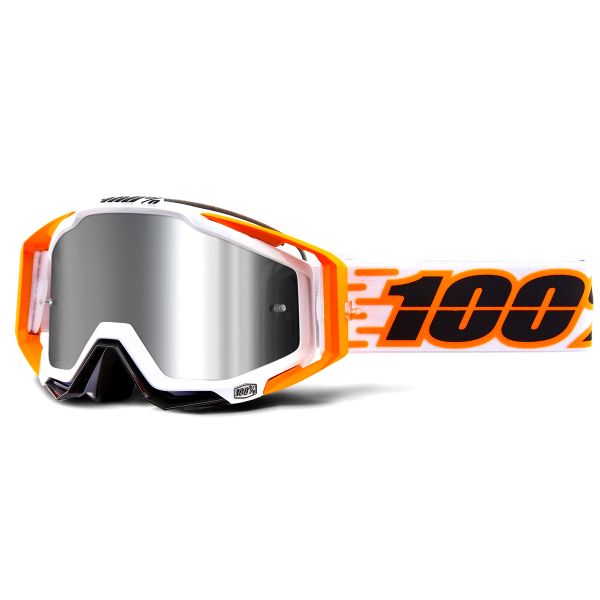 Gafas motocross 100% Racecraft Plus Illumina Mirror Silver Lens