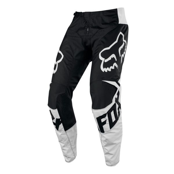 Pantal�n motocross FOX 180 Race Black White Pant Ni�o 001