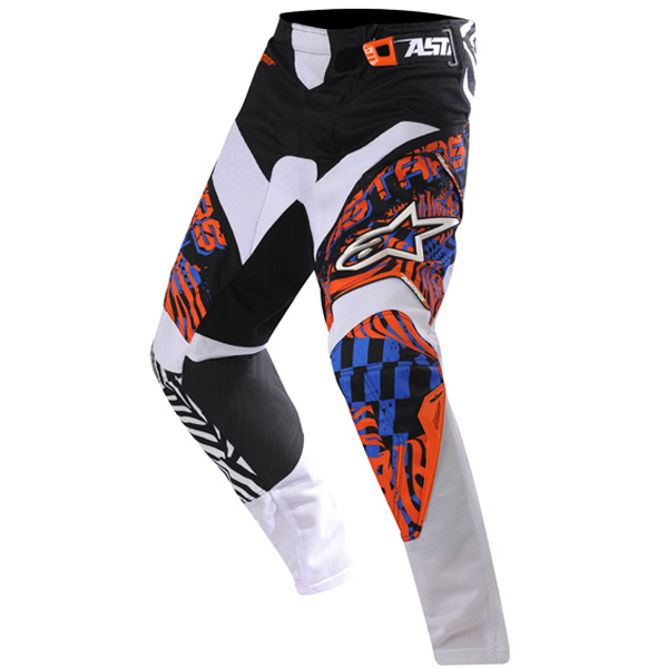 Pantal�n motocross Alpinestars Charger Pants Naranja Blue Black