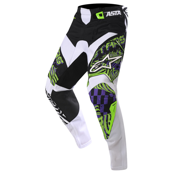 Pantal�n motocross Alpinestars Charger Pants Green Violeta Black
