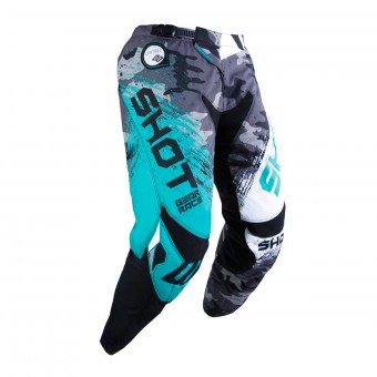 SHOT Contact Counter Blanco Verde Pant