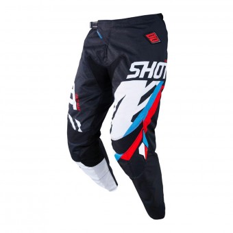 Pantaln motocross SHOT Contact Score Negro Azul Rojo Pant