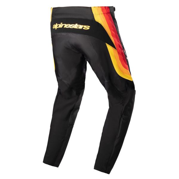 Pantaloni Motocross Alpinestars Fluid Lurv – Arancio/Nero, Taglia 30, Uomo - 2
