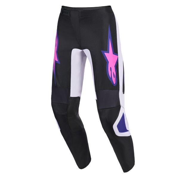 Pantaln motocross Alpinestars Fluid Grid Pants Black Light Gray Purple