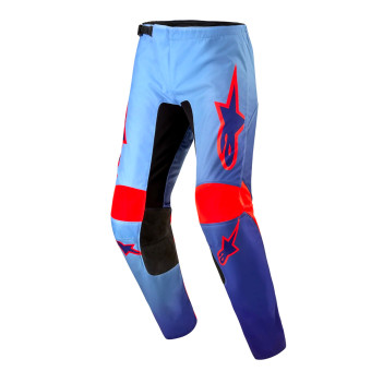 Pantal�n motocross Alpinestars Fluid Lucent Blue Ram Hot Orange Pant