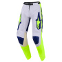 Pantaln motocross Alpinestars Racer Air Riway Pants Light Gray Yellow Fluo Blue
