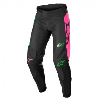 Pantalón motocross Alpinestars Pantalón Racer Compass Negro Verde Neón Rosa Fluo Pantalón motocross Alpinestars Pantalón Racer Compass Negro Verde Neón Rosa Fluo