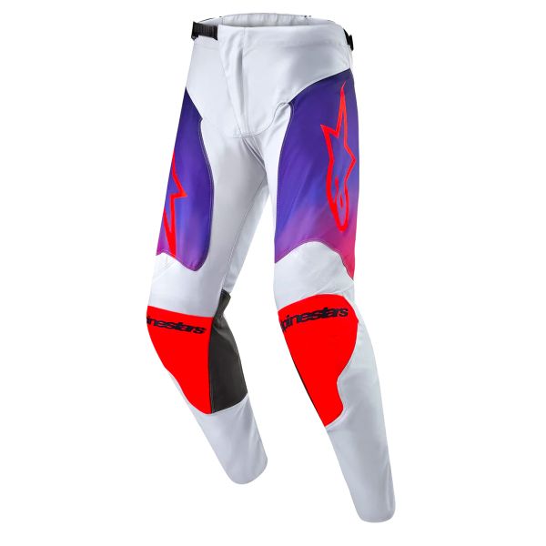 Pantal�n motocross Alpinestars Racer Hoen Light Grey Hot Orange Black Pant