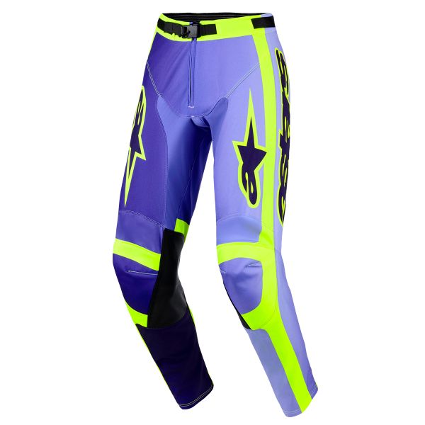 Pantaln motocross Alpinestars Racer Portl Pants Purple Yellow Fluo