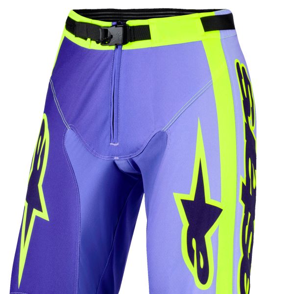 Alpinestars Racer Portl Pants Purple Yellow Fluo