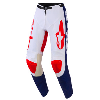 Pantalón motocross Alpinestars Racer Riway Pants White Blue Red