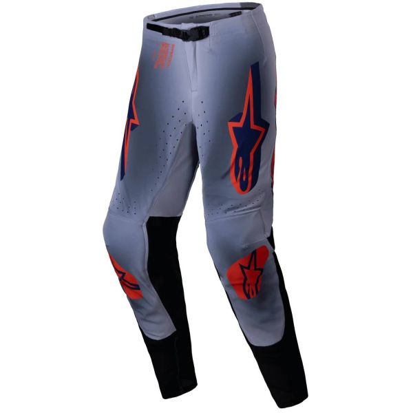 Pantal�n motocross Alpinestars Supertech Lipan Pants Gray Orange Fluo