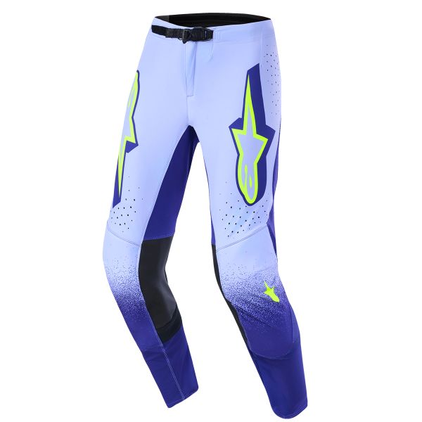 Pantaln motocross Alpinestars Supertech Scenz Pants Purple Yellow Fluo