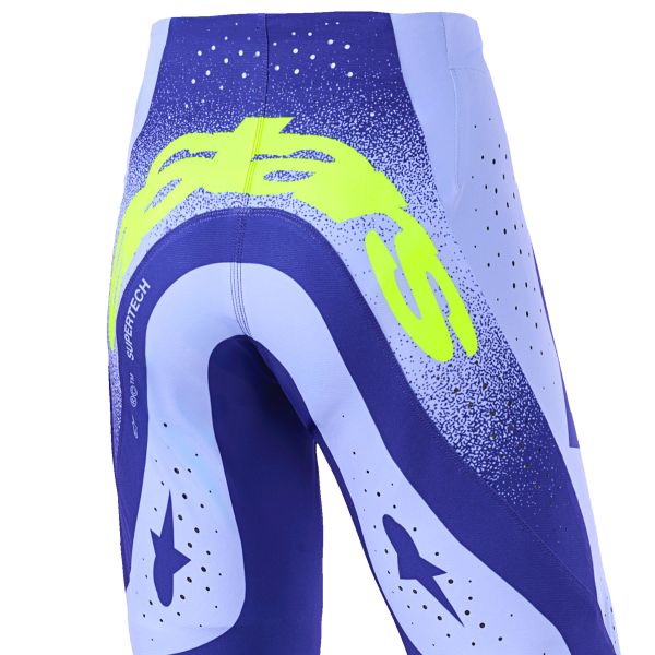 Alpinestars Supertech Scenz Pants Purple Yellow Fluo