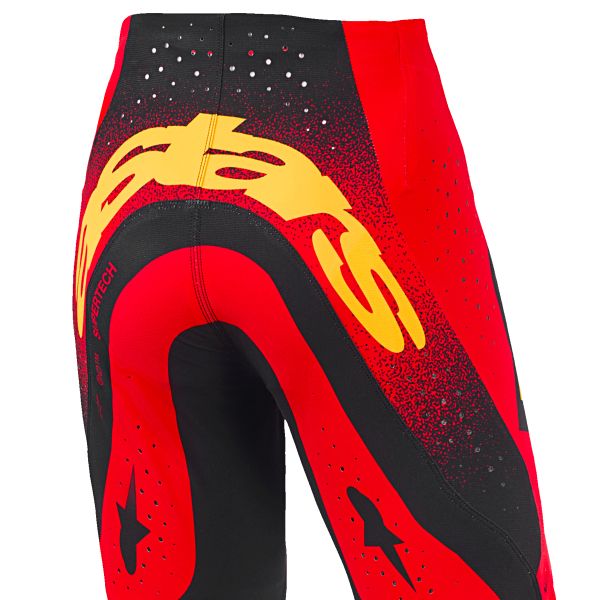 Alpinestars Supertech Scenz Pants Red Black Yellow