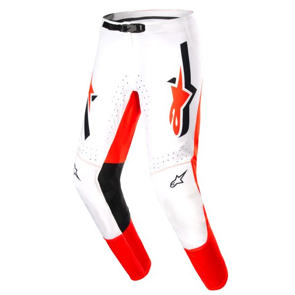 Pantal�n motocross Alpinestars Supertech Ward White Hot Orange Pant