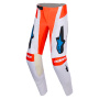 Pantaln motocross Alpinestars Techstar Knif Pants Light Gray Orange Fluo Black