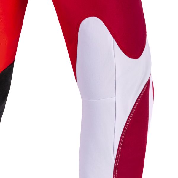 Alpinestars Youth Fluid Portl Pants Red Light Gray Dark Gray