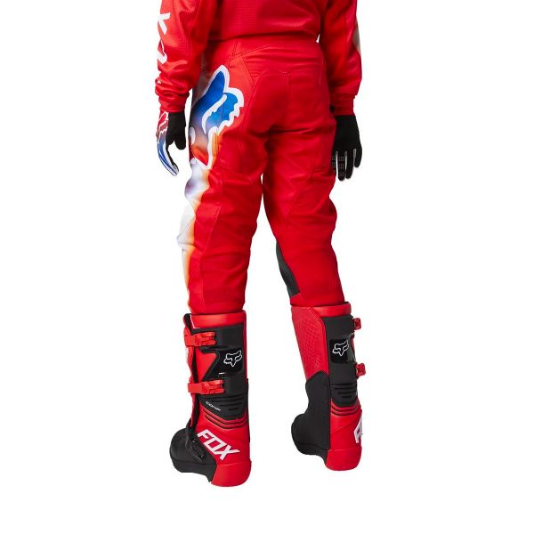 Pantalon Enfant Fox 180 Statk MX23 Gris - Pantalon Cross Enfant