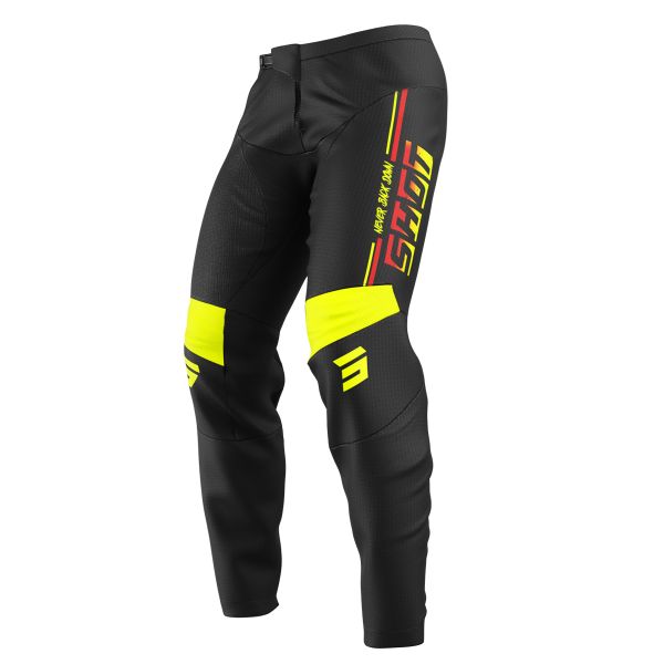Pantaln motocross SHOT Pantaln Devo Block Amarillo Nen
