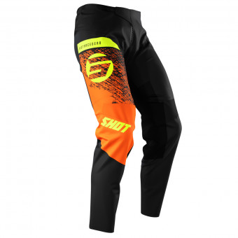 Pantaln motocross SHOT Devo Roll Orange Pant Nio