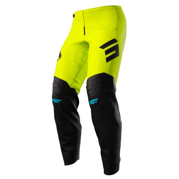 Pantaln motocross SHOT Draw Iron Neon Yellow Pant Nio