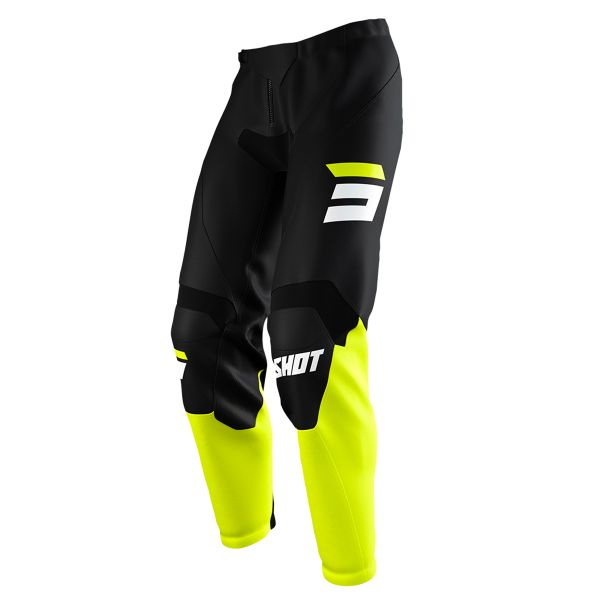 Pantal�n motocross SHOT Raw Burst Neon Yellow Pant