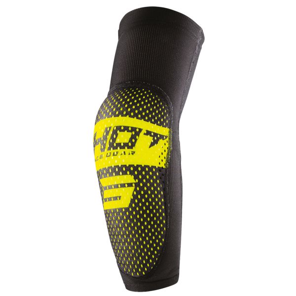 Coderas Motocross SHOT Airlight 2.0 Elbow Black Neon Yellow