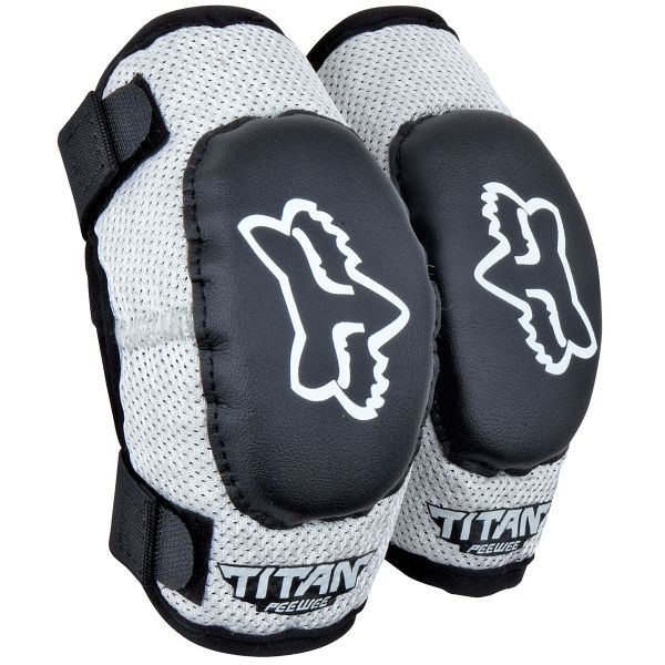 Coderas Motocross FOX Titan Elbow Niño Black Silver Coderas Motocross FOX Titan Elbow Niño Black Silver