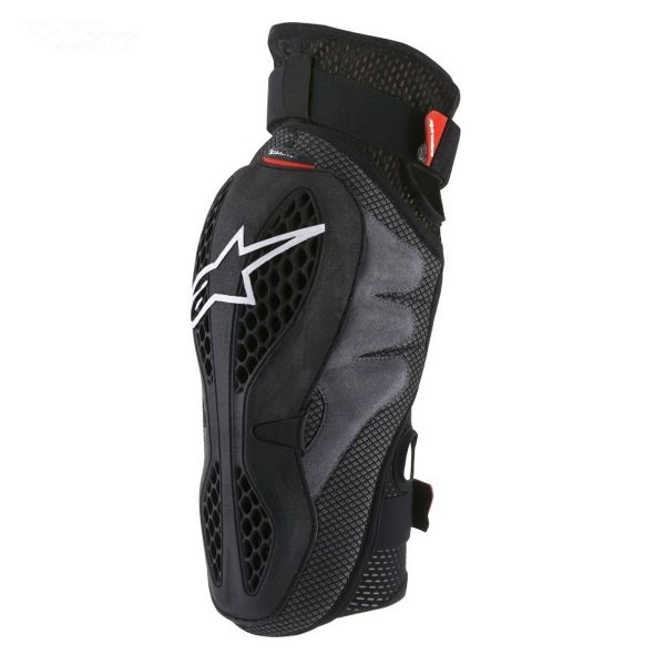 Rodilleras Motocross Alpinestars Secuencia Rodilla Negro Rojo