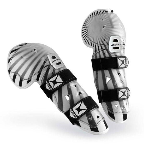 Rodilleras Motocross Acerbis Impact Knee Guard White