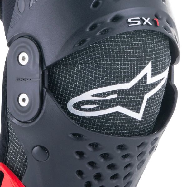 Alpinestars SX-1 Youth Knee Protector Black Red