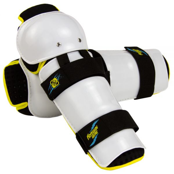 Rodilleras Motocross Freegun Knee Guard White
