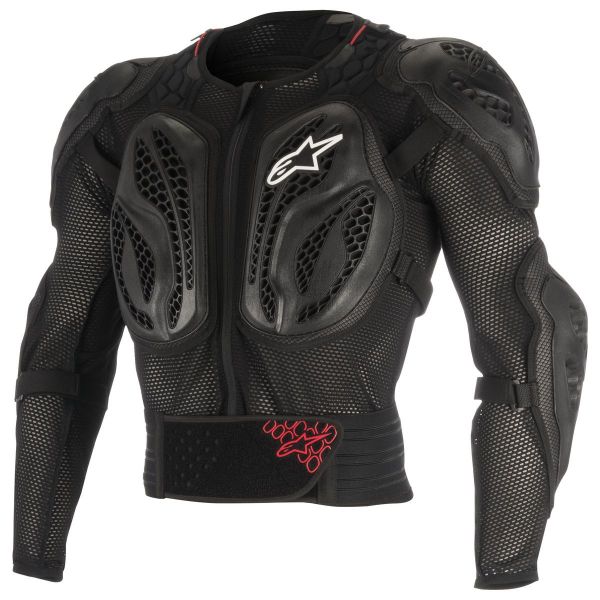 Peto motocross Alpinestars Youth Bionic Action Black Red