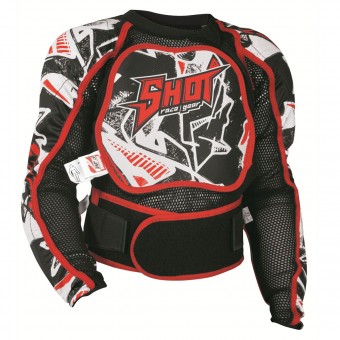 Chaleco motocross SHOT Airlight Blanco Nio