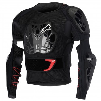 Peto motocross Alpinestars Bionic Jacket Black Red Nio