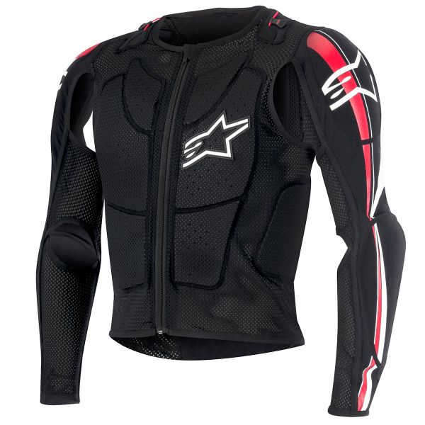 Peto motocross Alpinestars Bionic Plus Black Red