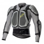 Chaleco motocross Alpinestars Bionic Action V2 Gris Negro Amarillo Fluo