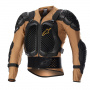 Chaleco motocross Alpinestars Bionic Action V2 Arena Negro Mandarina