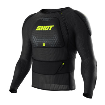 Chaleco motocross SHOT Haut Du Corps Airlight Negro Amarillo Nen